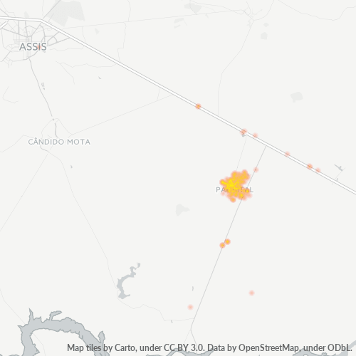 19970-000 Heatmap de Densidade da Empresa