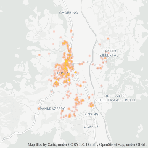 Heatmap für postleitzahl 6263