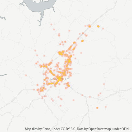 42633 Business Density Heatmap