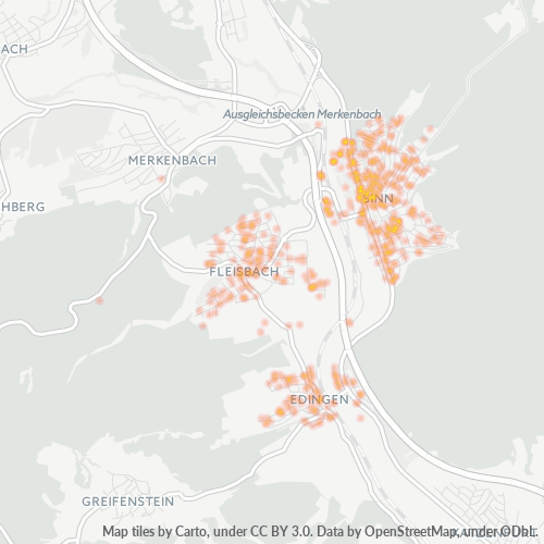 Heatmap für plz 35764