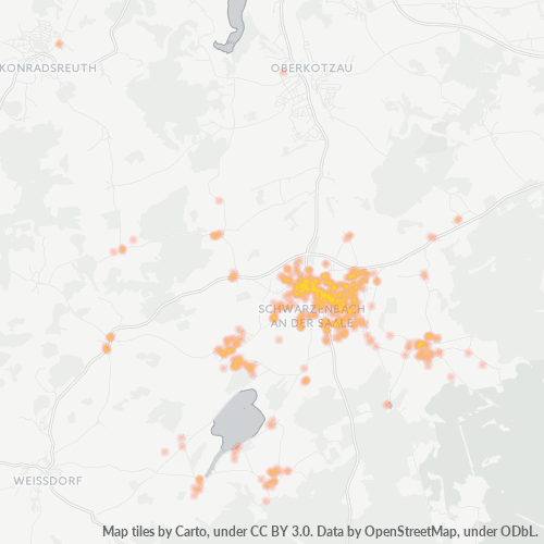 Heatmap für plz 95126