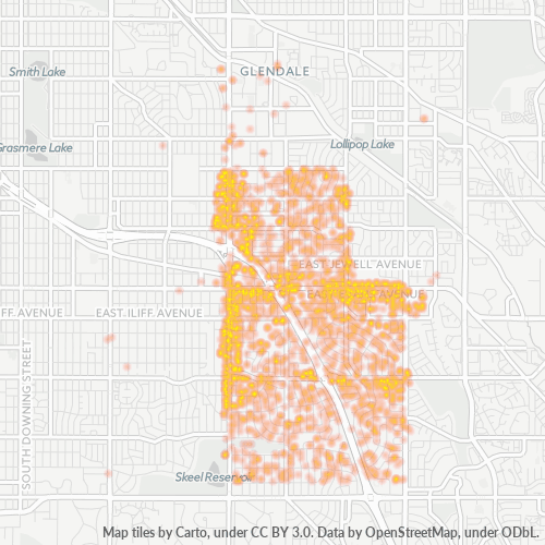 80222 Business Density Heatmap