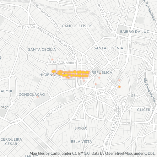 01223-000 Heatmap de Densidade da Empresa