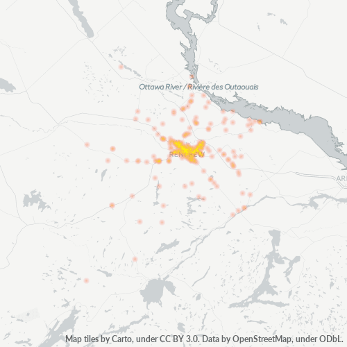 K7V Business Density Heatmap