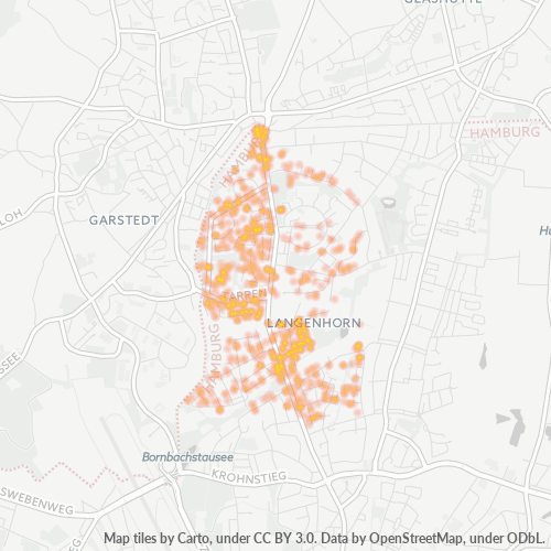 22419 Standortdichte-Heatmap