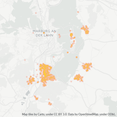 35043 Standortdichte-Heatmap