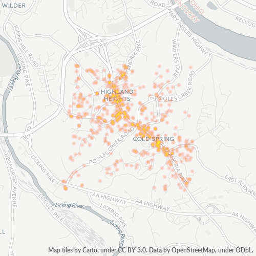 41076 Business Density Heatmap