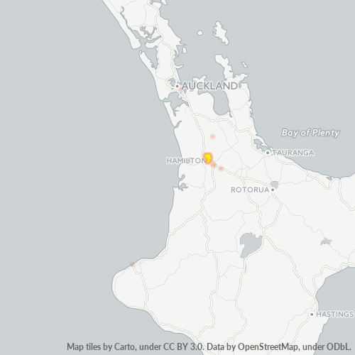 3210 Business Density Heatmap