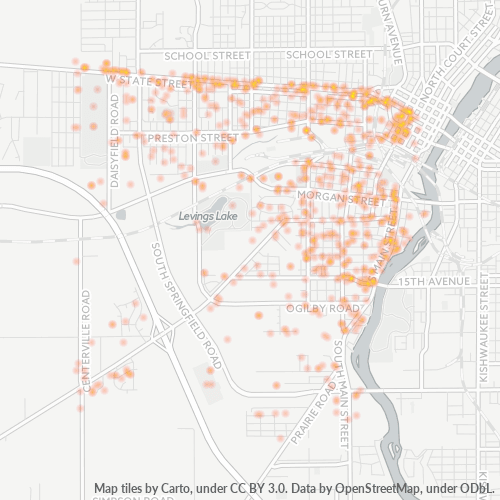 61102 Business Density Heatmap