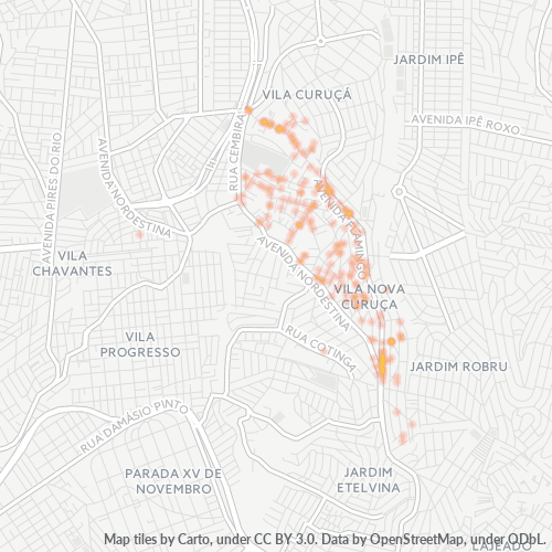 08031-000 Heatmap de Densidade da Empresa