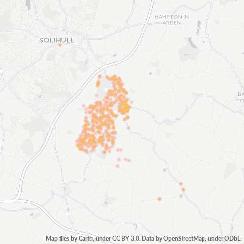 B93 Business Density Heatmap