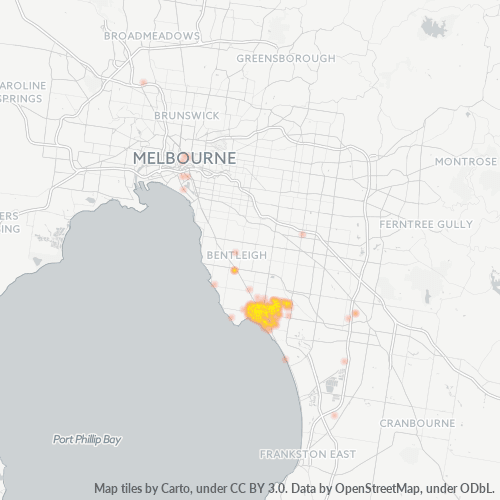 3194 Business Density Heatmap