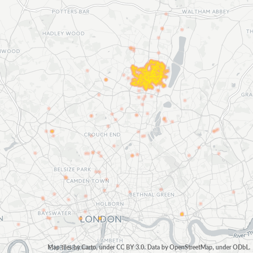 N9 Business Density Heatmap