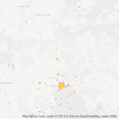 78-320 Mapa intensywności działalności gospodarczej