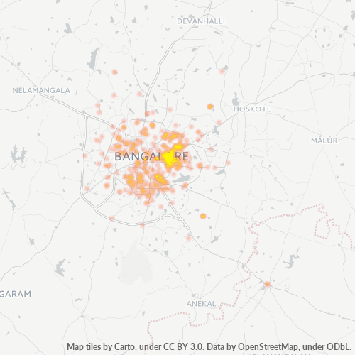 560038 Business Density Heatmap