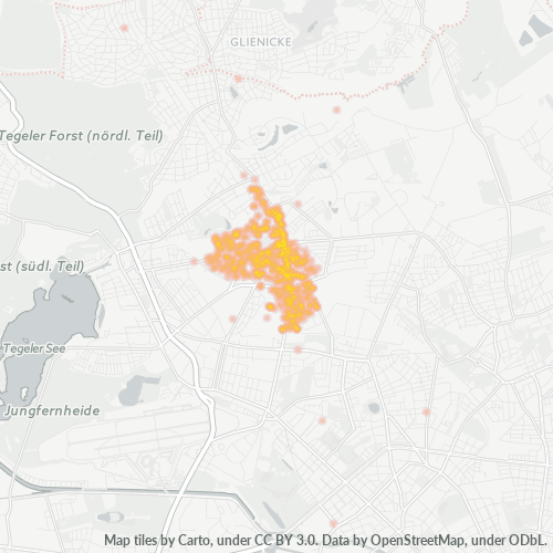 Heatmap für plz 13437