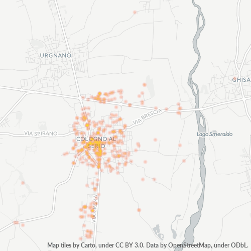 Mappa di calore per cap 24055