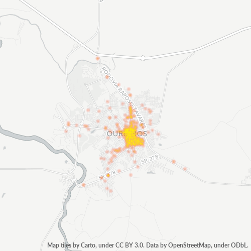 19900-000 Heatmap de Densidade da Empresa