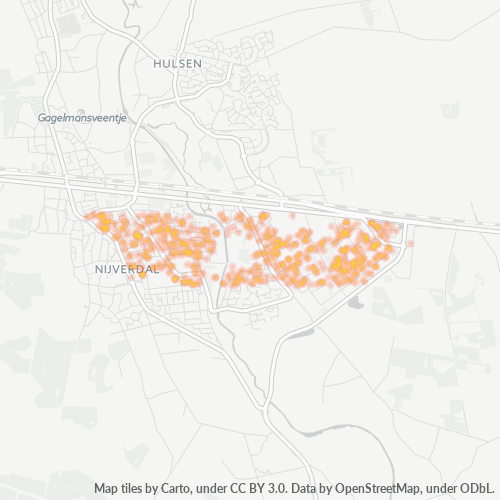 7442 Heatmap Bedrijfsdichtheid