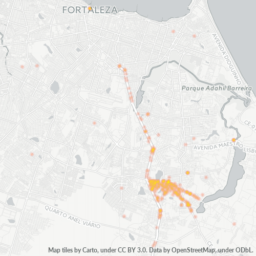 60871-000 Heatmap de Densidade da Empresa