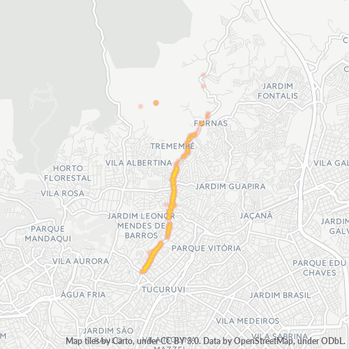02306-000 Mapa de calor de densidad empresarial