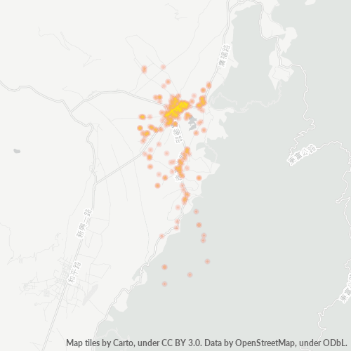 958 商業密度熱圖