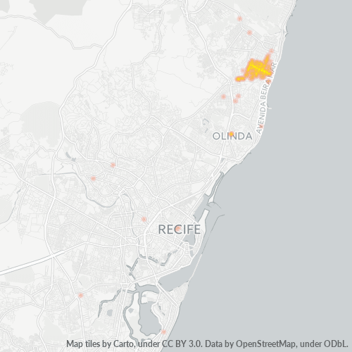 53140-000 Mapa de calor de densidad empresarial