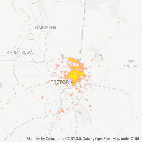 0186 Hittekaart vir Besigheidsdigtheid