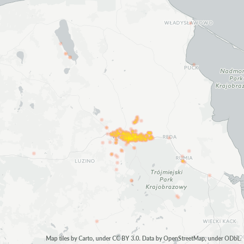 84-200 Mapa intensywności działalności gospodarczej