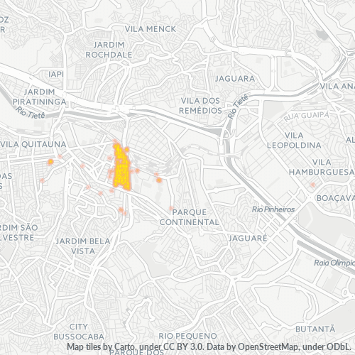 06010-000 Heatmap de Densidade da Empresa