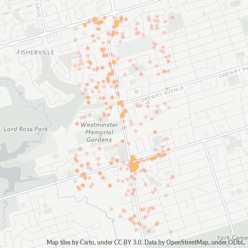 M2R Business Density Heatmap