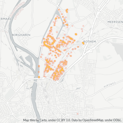 6222 Heatmap Bedrijfsdichtheid
