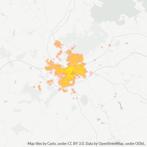 949 01 Teplotná mapa obchodnej hustoty
