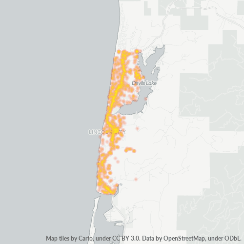 97367 Business Density Heatmap