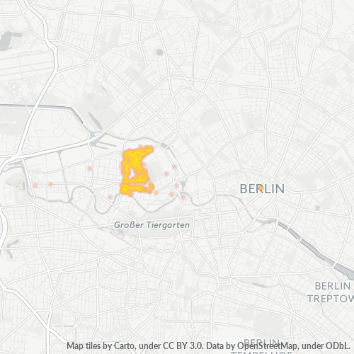 10559 Standortdichte-Heatmap
