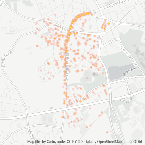 45897 Standortdichte-Heatmap