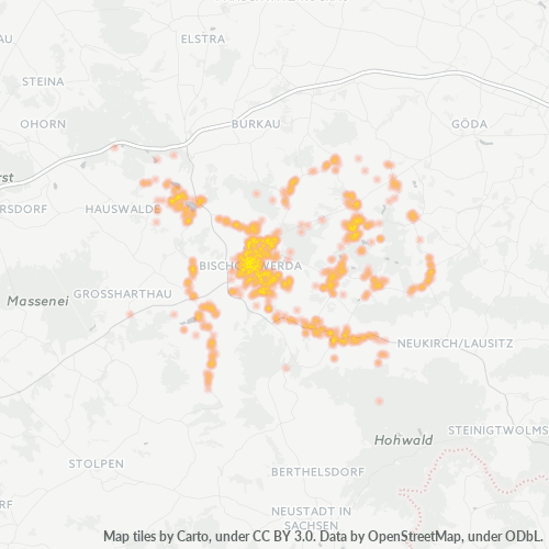 01877 Standortdichte-Heatmap