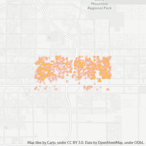85208 Business Density Heatmap