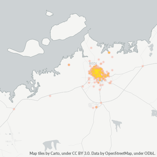 361008 Business Density Heatmap