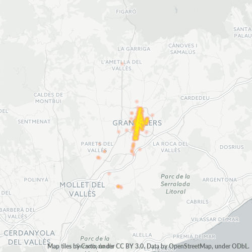 08402 Mapa de calor de densidad empresarial
