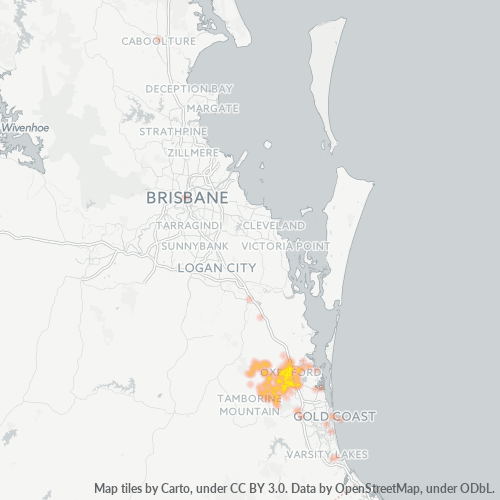 4210 Business Density Heatmap