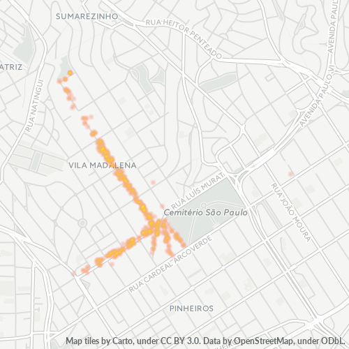 05432-000 Heatmap de Densidade da Empresa