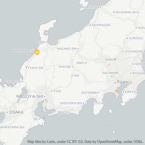 921 事業密度ヒートマップ