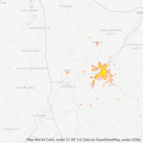 Mappa di calore per cap 12051