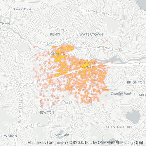 02458 Business Density Heatmap