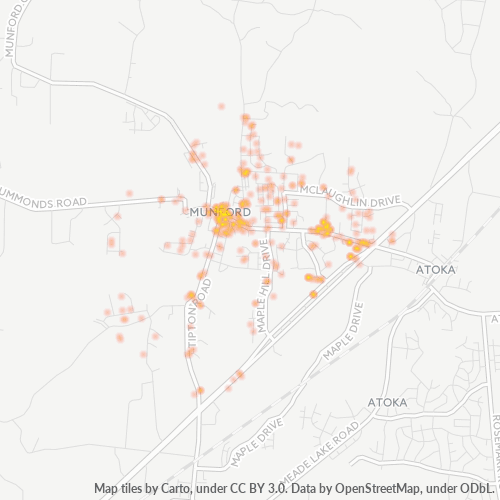 38058 Business Density Heatmap