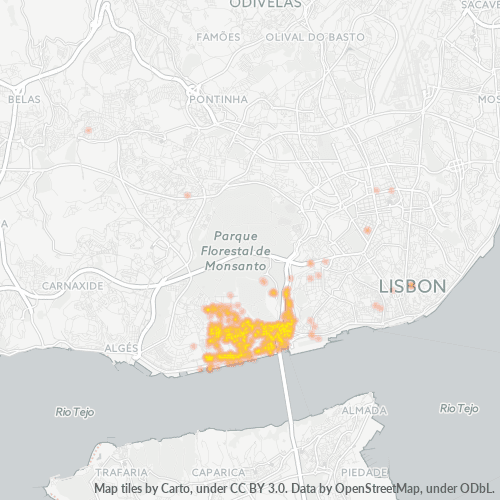 1300 Heatmap de Densidade da Empresa