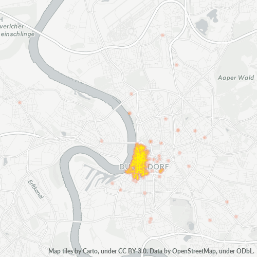 40213 Standortdichte-Heatmap