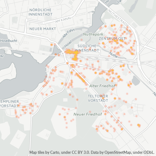 Heatmap für plz 14473