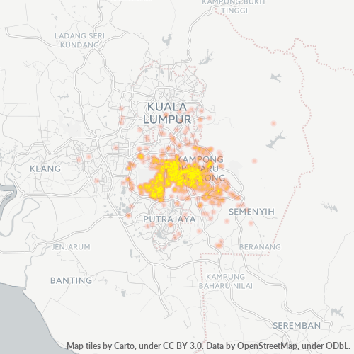43300 企业密度热图 43300 企业密度热图